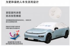 新款210T格子降温布三厢车专用半罩车衣