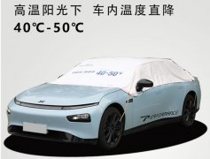 新款210T格子降温布三厢车专用半罩车衣