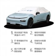 新款210T格子降温布三厢车专用半罩车衣